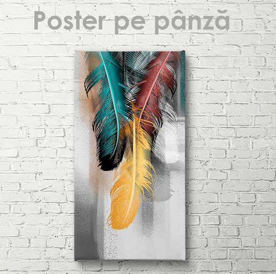 Poster - Pene, 30 x 90 см, Panza pe cadru