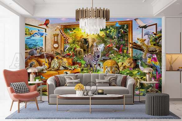 Wall mural - Animals