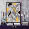 Poster - Geometric abstraction, 30 x 45 см, Canvas on frame