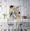Poster - Geometric abstraction, 60 x 90 см, Framed poster on glass