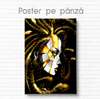 Poster - Abstract portrait of a girl with snakes, 30 x 45 см, Canvas on frame