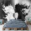 Wall Mural - Black and white attract