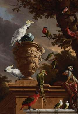 Poster - Parrots, 30 x 45 см, Canvas on frame, Art