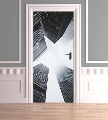 3D door sticker, Skyscrapers, 60 x 90cm