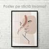 Poster - She, 60 x 90 см, Framed poster on glass, Minimalism
