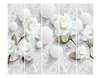 Ширма с белыми цветочками на фоне шаров., 7
