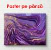 Poster - Fantezie purpurie 1, 90 x 60 см, Poster inramat pe sticla
