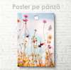 Poster - Flowers, 60 x 90 см, Framed poster on glass, Nature