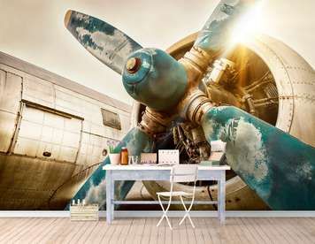 Wall Mural - Aircraft pinwheel