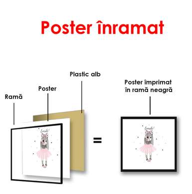 Poster - Smile, 100 x 100 см, Framed poster