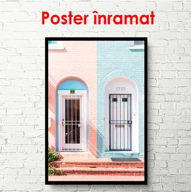 Poster - Casă pentru fete și băieți, 30 x 45 см, Panza pe cadru