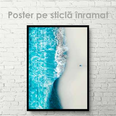 Постер - Океан, 30 x 60 см, Холст на подрамнике