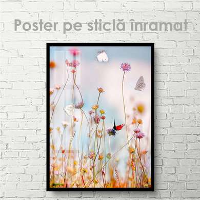 Poster - Flowers, 30 x 45 см, Canvas on frame