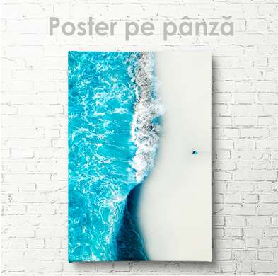 Poster - Ocean, 45 x 90 см, Framed poster on glass, Marine Theme