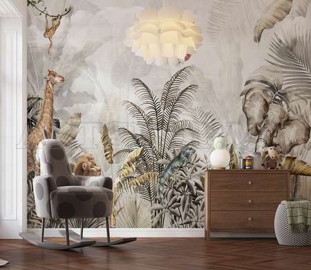 Wall mural - Animals in the jungle