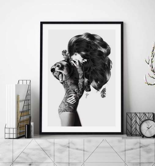 Tablou înramat - Portret creativ, 50 x 75 см