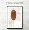 Poster - Abstraction in a minimalist style, 60 x 90 см, Framed poster on glass, Abstract