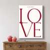 Poster - Love, 60 x 90 см, Poster inramat pe sticla, Citate