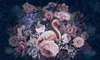 Фотообои - Фламинго и цветы