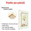 Poster - White vase with a beautiful bouquet of flowers, 60 x 90 см, Framed poster, Provence