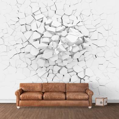 Wall Mural - Destruction of the wall