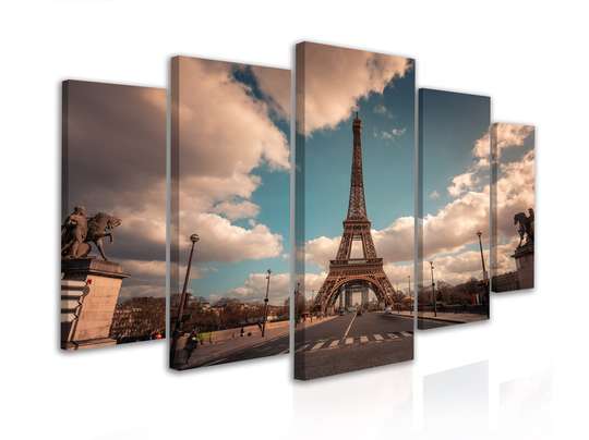 Tablou Multicanvas, Turnul Eiffel, 108 х 60