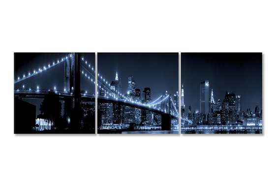 Modular picture, the famous Brooklyn bridge