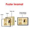 Poster - Imagini de papirus egiptean, 90 x 60 см, Poster înrămat, Vintage