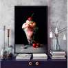 Poster - Popsicles, 60 x 90 см, Framed poster on glass, Food and Drinks