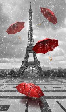 Фотообои - Дождь в Париже