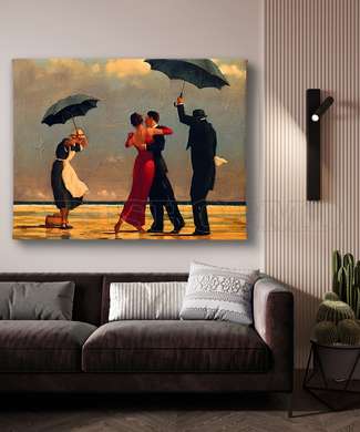 Poster - "The Singing Butler" - Jack Vettriano, 45 x 30 см, Canvas on frame, Picturi