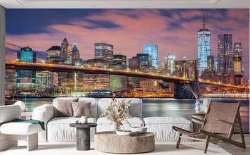 Wall mural - Panorama of the city