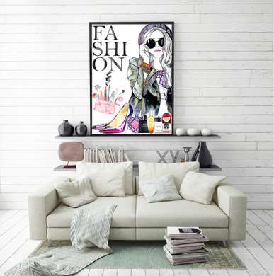 Постер - Мода, 30 x 45 см, Холст на подрамнике