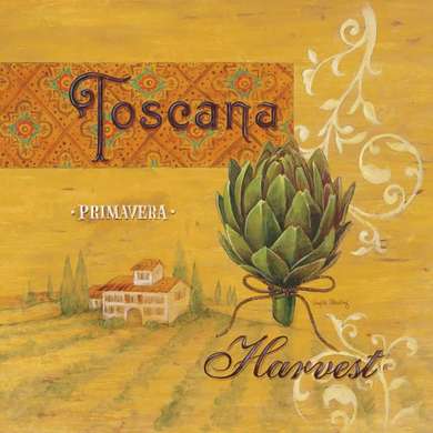 Poster - Toscana, 100 x 100 см, Poster înrămat, Provence