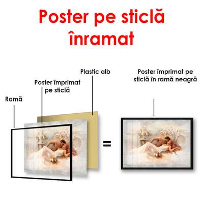Poster - Fresco, 90 x 60 см, Framed poster, Vintage