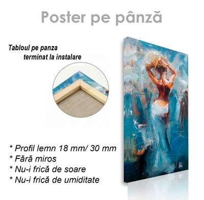 Poster - Sensibilitate, 30 x 90 см, Panza pe cadru