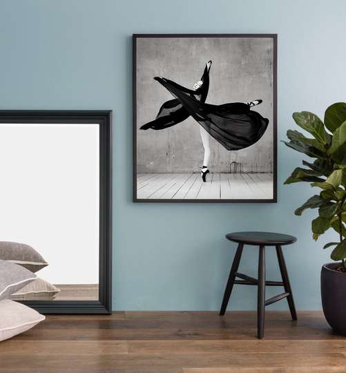 Картина в Раме - Балерина, 50 x 75 см