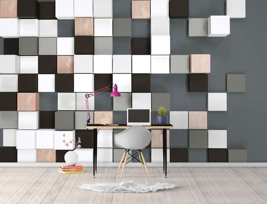 Wall Mural - Colorful cubes