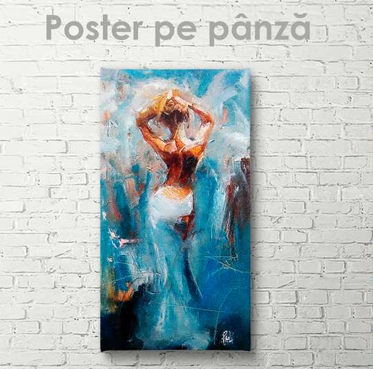 Poster - Tenderness, 30 x 90 см, Canvas on frame
