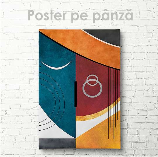 Poster - Abstract face 1, 30 x 45 см, Canvas on frame