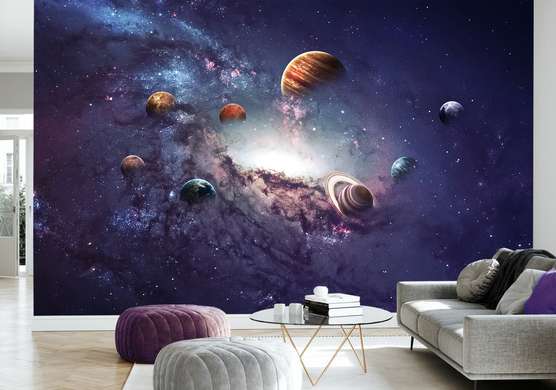 Wall Mural - Planets of our galaxy