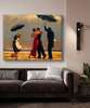 Poster - "The Singing Butler" - Jack Vettriano, 90 x 60 см, Framed poster on glass, Picturi