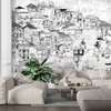 Wall mural - The architecture of the sketched city