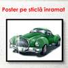 Poster - Retro car, 90 x 60 см, Framed poster, Minimalism