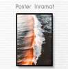 Poster - Wave, 60 x 90 см, Framed poster on glass, Marine Theme