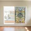 Autocolant pentru Ferestre, Vitraliu geometric decorativ pentru ferestre, 60 x 90cm, Mat, Autocolant Vitraliu