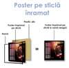Poster - Beautiful wine, 100 x 100 см, Framed poster on glass, Food and Drinks