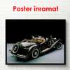 Poster - Mercedes retro, 90 x 60 см, Poster înrămat, Transport