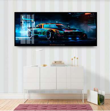 Poster - Mercedes Art, 60 x 30 см, Canvas on frame