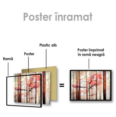 Poster - Autumn, 45 x 30 см, Canvas on frame